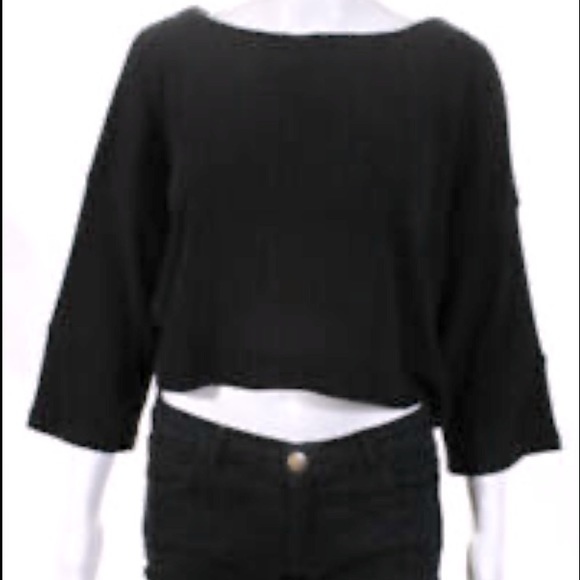 ❣️SOLD❣️ BB DAKOTA 3/4 Sleeves Ribbed Knit Top - Picture 3 of 3